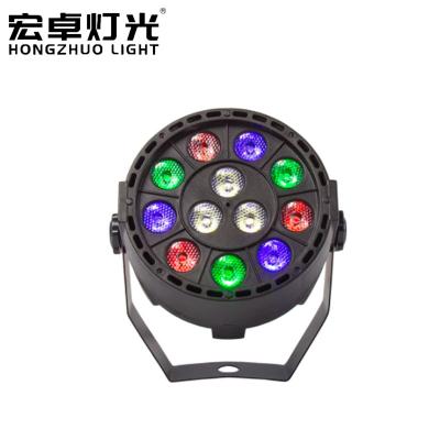 China Theme Park 12*3w Led Plastic Par Light RGBw Full Color LED Stage Lights Led Light 12*3w DJ Equipment for sale