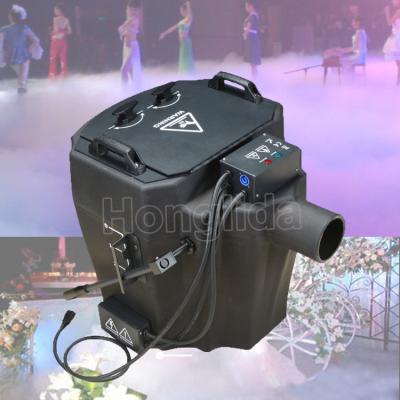 China 6000w Low Fog Smoke Machine Stage Effect Dry Ice Ice Fog Machine 6000w for sale