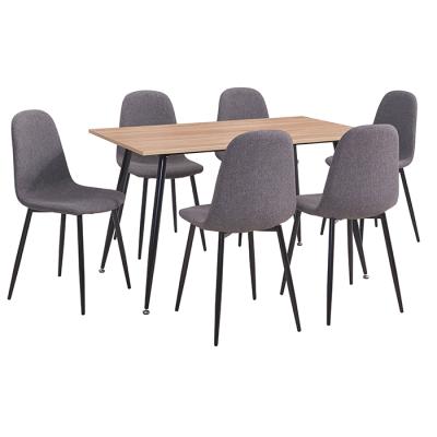 China Dining Set Cheap Factory Price Modern Dining Table Set 6 Chairs For Dining Sets for sale