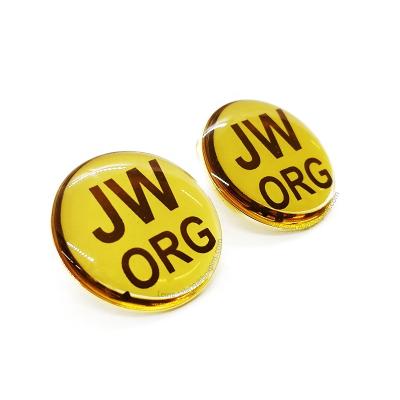 China Global JW Jehovah's Witnesses. ORG Christian Round Printing Lapel Pins for sale