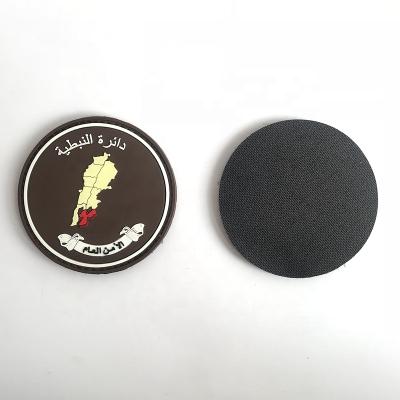 China Customized World Country Map Rubber Patch for sale