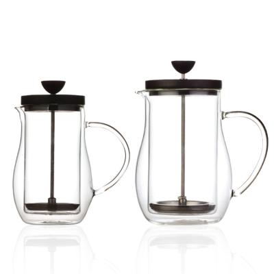 China Wholesale Cheap Price High Quality Stocked Drip Borosilicate Glass Coffee Pot With Lid for sale