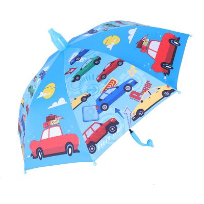 China 21inchX8K Cartoon Black Coating UV Protection Plastic Sheath Waterproof Children Cardboard Umbrella Kids Umbrella for sale