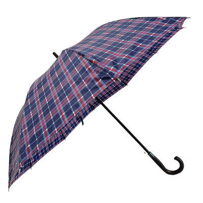 China Single Umbrella Factory Wholesale Polyester Mixed Colors Semi-automatic Straight Umbrella 10K for sale