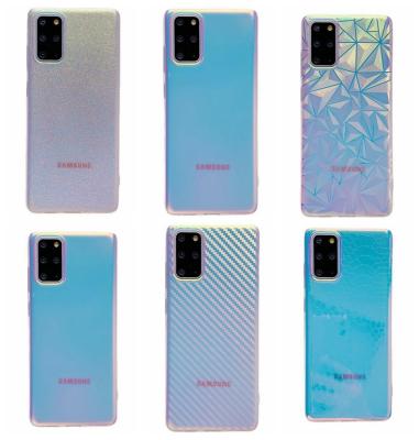 China Glitter For Samsung S20 S21 Ultra Gradient Color IMD Bling Mobile Phone Case Cover Bag Skin For Galaxy S21Plus for sale