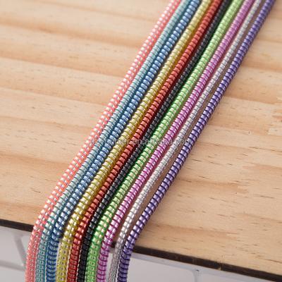 China For 1m USB Cables Plating Color 1.4M Spring USB Data Cable Protectors Multi Colors for sale