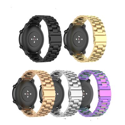 China For Huami Amazfit Edge Watch Stainless Steel Watch Band For Samsung Galaxy Watch3 Smartwatch Wrist Strap For Samsung Watch 3 45mm 41mm for sale