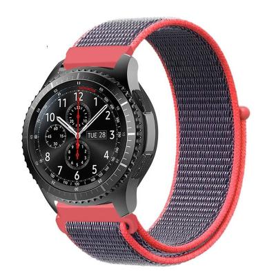 China 20mm 22mm Strap Sport Buckle Breathable Nylon Watch Bands For Samsung HUAWEI For Samsung Galaxy Watch for sale