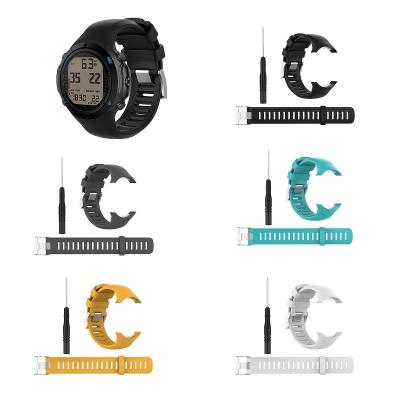 China For SUUNTO D6 Dive D6i NOVO/ZULU Newest Soft Silicone Strap For SUUNTO D6 Dive D6i NOVO/ZULU With Tools for sale