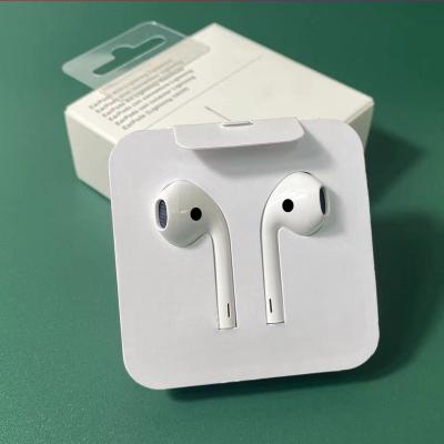 China With Original Box Genuine Retail Package C100 Chip 8pin Wired Earphone For iPhone 11 12 13 Plug Game Lightn Headset Headphone Earphone N for sale