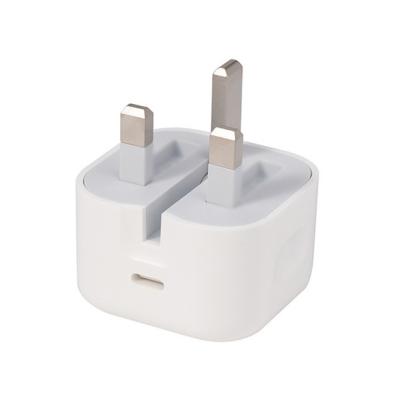 China Mobile Phone 3 Fork UK Plug 20W USBC Fast Charging Charger For Apple iPhone 12 13 20W PD Power Adapters for sale