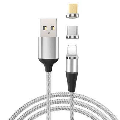 China Mobile Phone Magnetic Data Cable For Apple Iphone 11 Pro Super Fast Charging 5A 3-in-1 Cable for sale