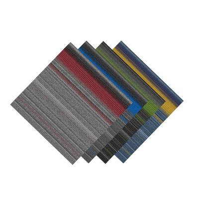 China Beautiful Modern Newly Designed Commercial Office Carpet Tiles Interlocking Carpet 50x50 Tiles for sale