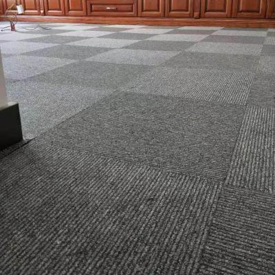 China OEM 50x50 Slip Proof Peel And Stick Commercial Soundproof Carpet Tiles for sale