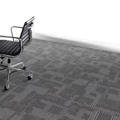 China FTR Slip-proof Removable Carpet Tiles 50x50cm Office Modular Carpet for sale