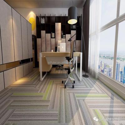 China Plank Style Affordable Slip-Proof New Luxury PVC Carpet Tiles Commercial Use 25*100cm Floor Mat for sale