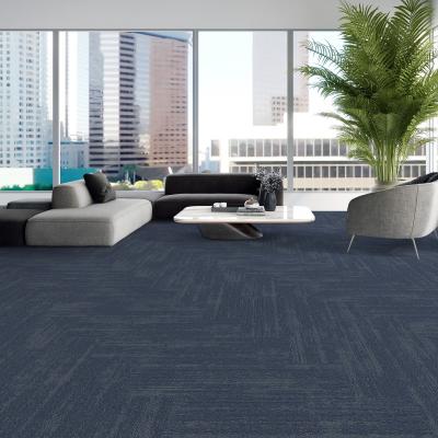 China Modern New Style Bitumen Carpet Tiles Commercial Use 25*100cm Floor Carpet for sale