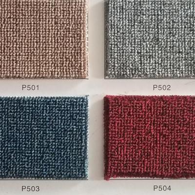 China hot sale 100% polypropylene rug broadloom cinema rug roll loop pile slip-proof carpet for sale