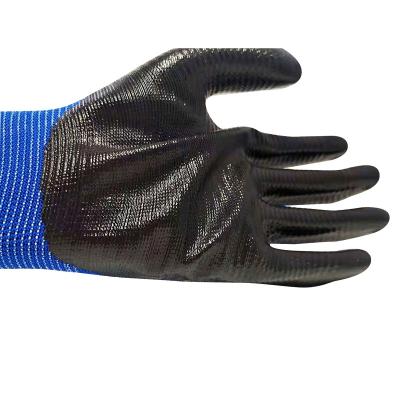 China Wholesale Agriculture Soft Builder Nitrile Coated Grip Anti Slip Work Glove for sale