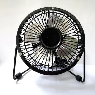 China 2021 New Hotel Mini Fan 4inch DC Metal Fan DC Model Table Fan Small Electric for sale