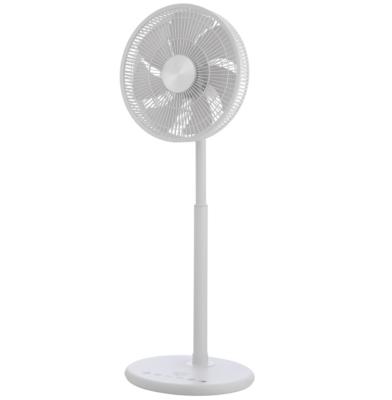 China Can Be Controlled By Feet Step 14 Inch DC Electric Quiet Energy Saving High Wind Clean Design Table Stand Fan Hand Touch 12 Speeds for sale