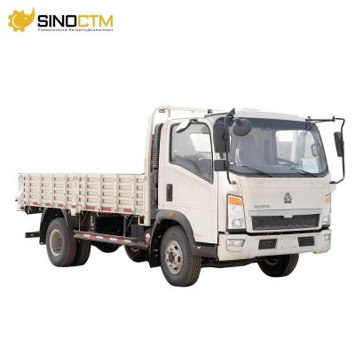 China Cargo transport 4x2 6 wheeler howo light dump truck 5995X2400X2650mm for sale