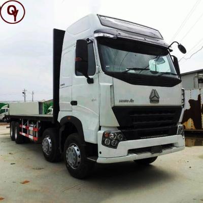 China 20/40 Foot 40 Ft Flat Bed Container Tri Axle Load Liquid Platform Semi Truck Trailer For Sale for sale