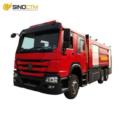 China Carbon Steel. Sinotruk 4X2 Stainless Steel 8 Tons Hose Foam Fire Fighting Truck For Sale for sale