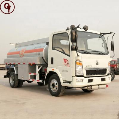 China High Material Q345R China 4x2 Mini Oil Tank Truck Gasoline and Oil Delivery Trucks Tensioned Steel Fuel Tank Truck For Sale for sale