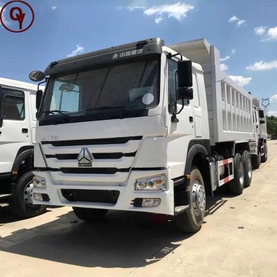 China Sinotruk used howo 6*4 371HP dump truck tippers direct sale for Ghana 6 - 8L for sale