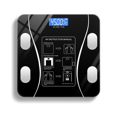 China Wireless Custom Bathroom Scales Body Fat Scale Smart Smart Bathroom Scales for sale