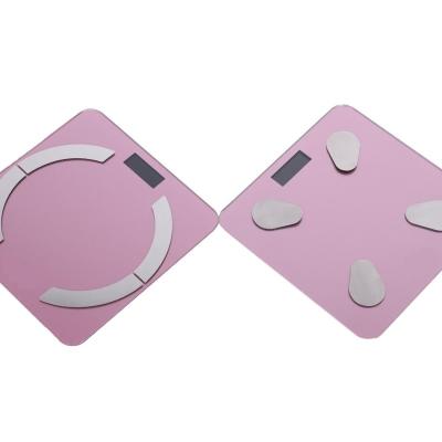 China Smart Colorful Desktop Bathroom Digital Scale With Body Composition for sale