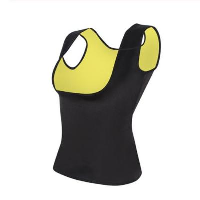 China Breathable Bodybuilding Neoprene Wrap T-shirt Warm-up Vest Ladies Shorts Set Shapewear Shapers for sale