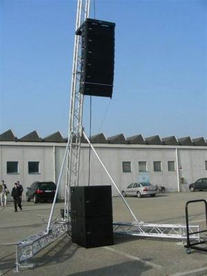 China Escoja una torre 1.1T de aluminio de los soportes de altavoz de DJ que carga el braguero de la espita de la altura del 12M en venta