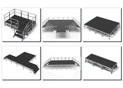 China Outdoor Plywood Waterproof Aluminum Stage Platform 1000mm Length for sale