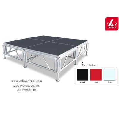 China Adjustable Height  0.6-1m Aluminum Stage Platform For Entertainment for sale