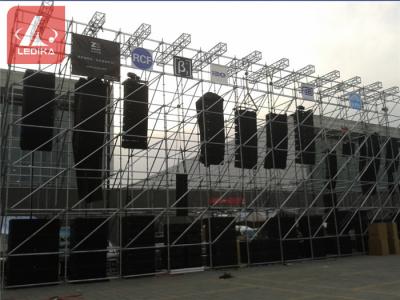 China 48.3mm Silver Steel Layer Truss Speaker Stands For Outdoor Activities / Performances for sale