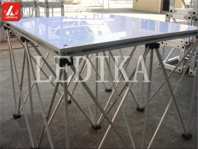 China Etapa plegable de aluminio de la eficacia de la altura de la plataforma 0,2 - 0,8 de la etapa de la etapa de la redada en venta