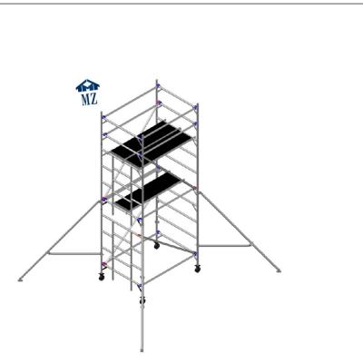 China Einfach zu montieren Aluminium Gerüst Turm für Outdoor-Arbeitsbank zu verkaufen