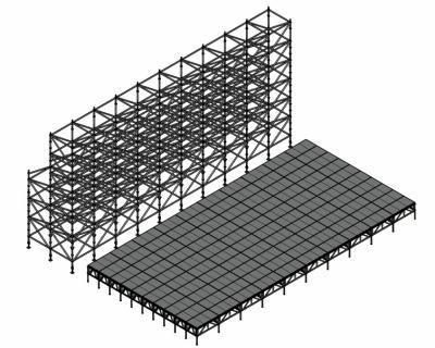 China Portable Mobile Scaffolding System Layher Truss Tower For Building for sale