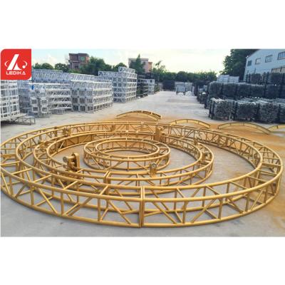 China Op maat gemaakte Aluminium Bolt Light Truss Rotating And Lifting Circle Truss Te koop