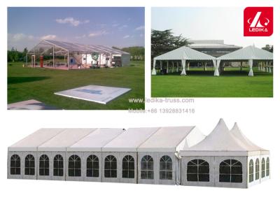 China Tienda de aluminio modificada para requisitos particulares al aire libre de la estructura para el banquete de boda de la feria profesional en venta