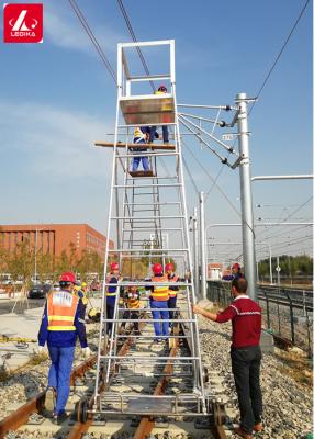 China Werkbank-Aluminiumbinder-Rahmen-Leiter für U-Bahn-Wartung 3.9m zu verkaufen