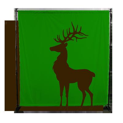 China 2021 Roll Up Portable Retractable Green Screen Living Photography Backdrop Without Stage Installation for sale