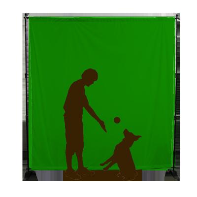 China AMAZON Scenic Aluminum Green Screen Stand Folding Green Screen For Photography for sale