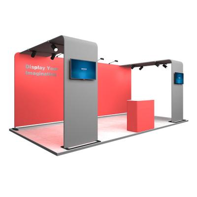 China ADMAX Exhibition Booth Customized High Quality Exhibit Backlit Trade Show Shows Portable Booth For Trade Show Event for sale