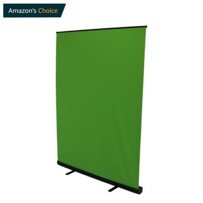 China Pantalla Green Roll Screen ADMAX 1.5*2m Webcam Background Green Screen Portable Backdrop For For Video Chats Zoom Skype for sale