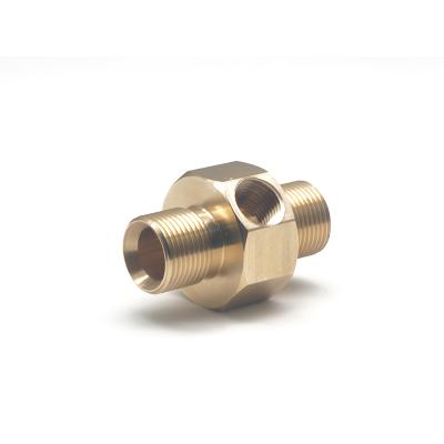 China Aluminum Customize Metric M4 Female Brass Bushing Brass Inserts Thread Brass Insert Made By CNC Center Machinery for sale