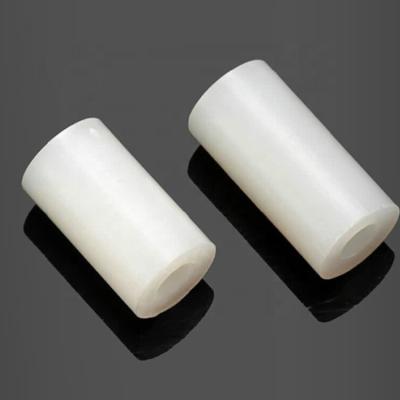 China High quality custom made nylon spacer in natural white color Industrial Spare Parts for sale