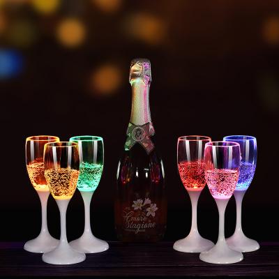 China Dishwasher Safe Custom Reusable Party Food Grade Acrylic Plastic Drink Cups LED Light Up Glowing Blinking Tumblers for sale